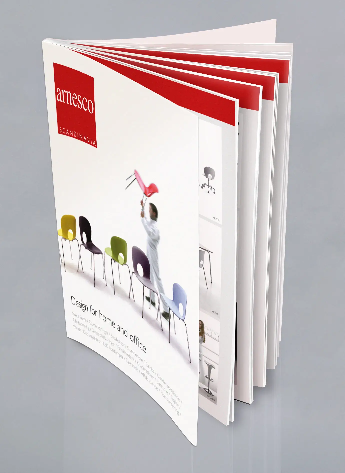 Arnesco product catalogue design