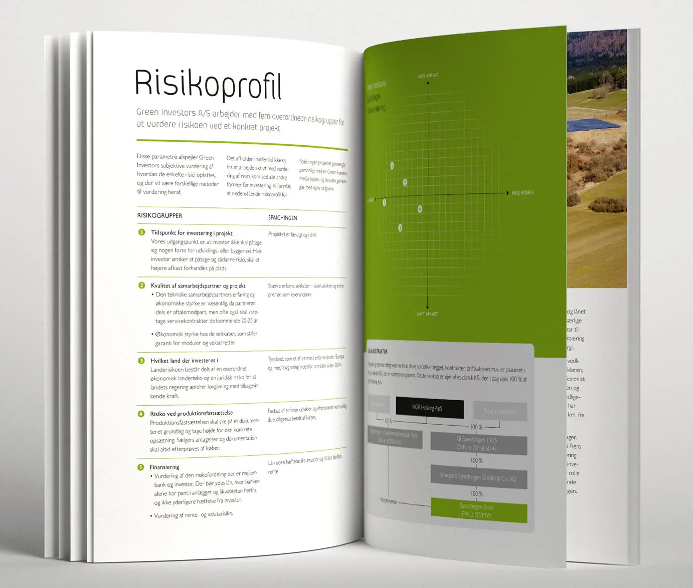 Green Investors brochure design