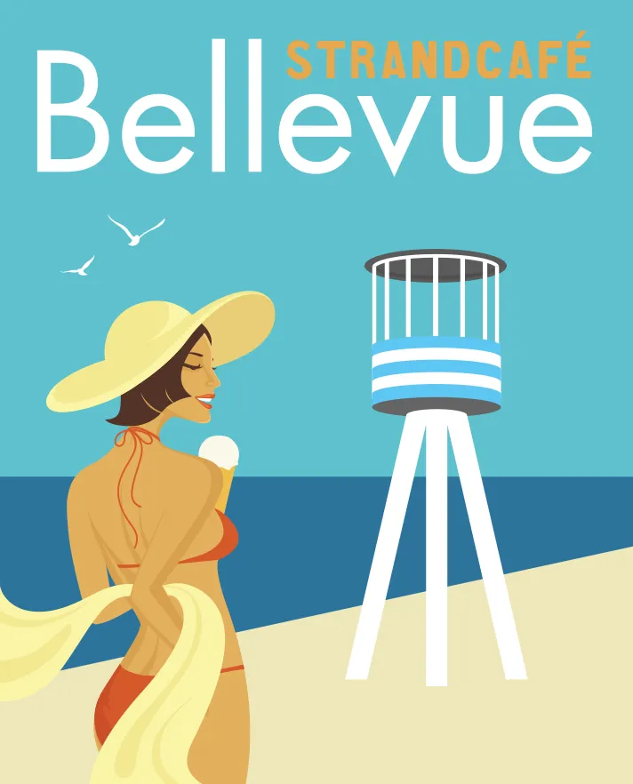 Bellevue Strandcafé poster